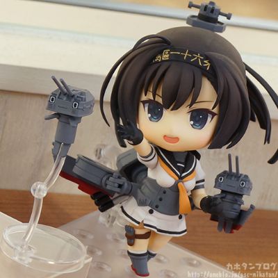 粘土人 #655 舰队Collection -舰娘- 秋月&长10cm砲