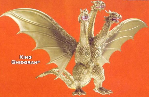 哥斯拉・摩斯拉・王者基多拉 大怪兽总攻击 王者基多拉 万代创作波 2