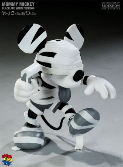 黑胶Doll 132 迪斯尼 ミッキーマウス Mummy Black & White Ver. 
