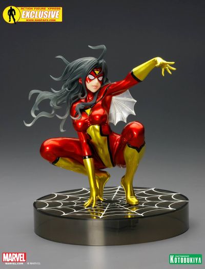 美少女雕像「Spider-Woman」蜘蛛女侠 金属涂装版