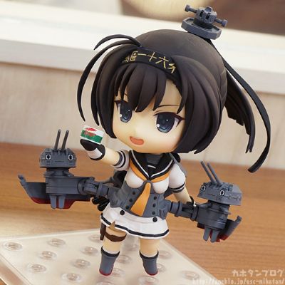 粘土人 #655 舰队Collection -舰娘- 秋月&长10cm砲