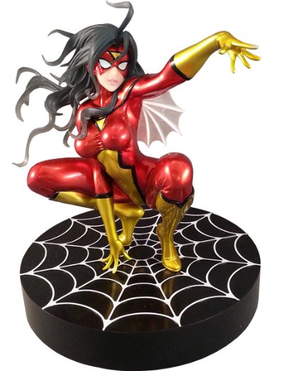 美少女雕像「Spider-Woman」蜘蛛女侠 金属涂装版