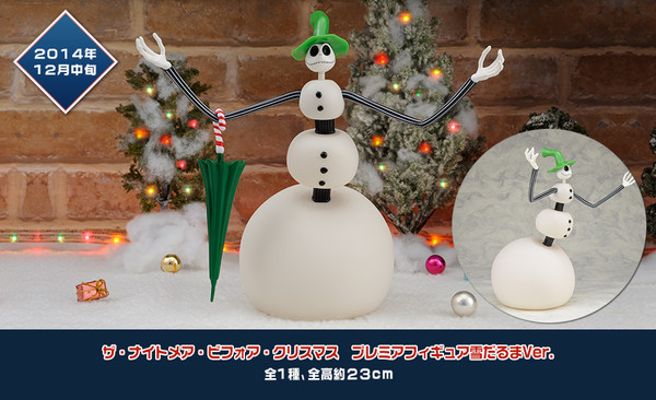 セガ 景品 迪斯尼 骑士麻亚・ビフォア・クリスマス ジャック・スケリントン 雪だるま Ver. 