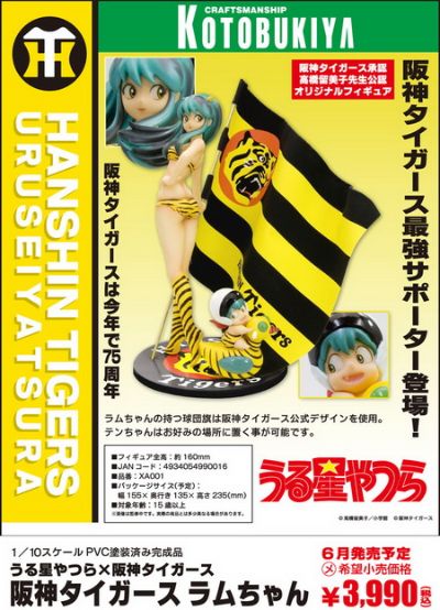 福星小子 テン Urusei Yatsura x Hanshin Tigers Repaint Version 