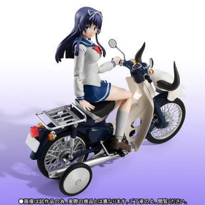 S.H.Figuarts  三之轮圣（制服版）&Super Cub 50摩托车（爆音少女！！ver.）