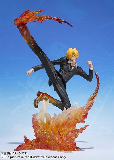 FiguartsZERO 海贼王 山治 悪魔风脚一级挽き肉 