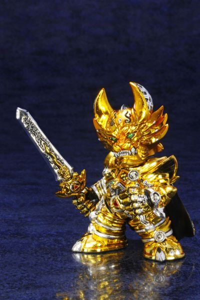 牙狼Q版魔戒收藏 黄金骑士牙狼 电镀版