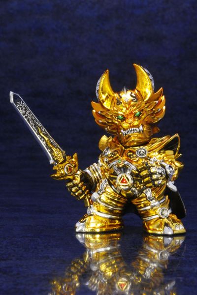 牙狼Q版魔戒收藏 黄金骑士牙狼 电镀版