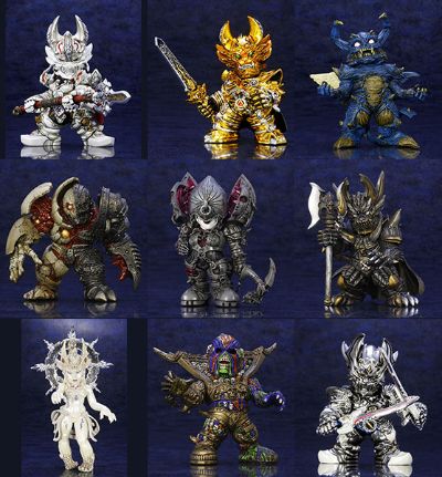 牙狼[GARO] Q版魔戒收藏 完整套装