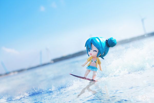 粘土人 #339a VOCALOID 初音未来 全家便利店 2013 ver. 泳装版