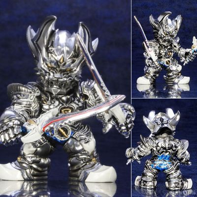 牙狼Q版魔戒收藏 银牙骑士 绝狼 电镀版