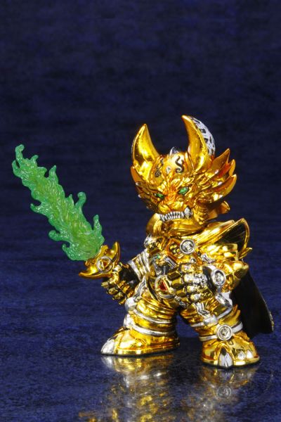 牙狼Q版魔戒收藏 黄金骑士牙狼 电镀版