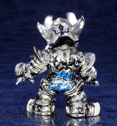 牙狼Q版魔戒收藏 银牙骑士 绝狼 电镀版