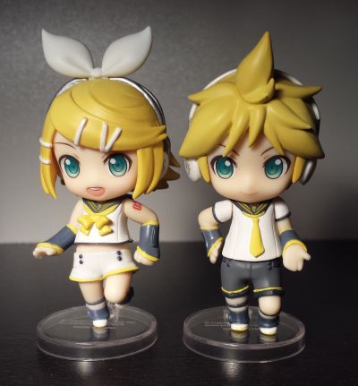 迷你黏土人 初音未来 りにゅーある VOCALOID 镜音レン V4X 