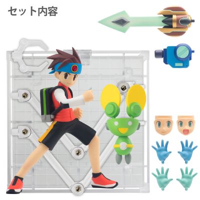 4英寸Lite 洛克人エグゼ 光 热斗&プログラムくん&洛克人 エグゼ 