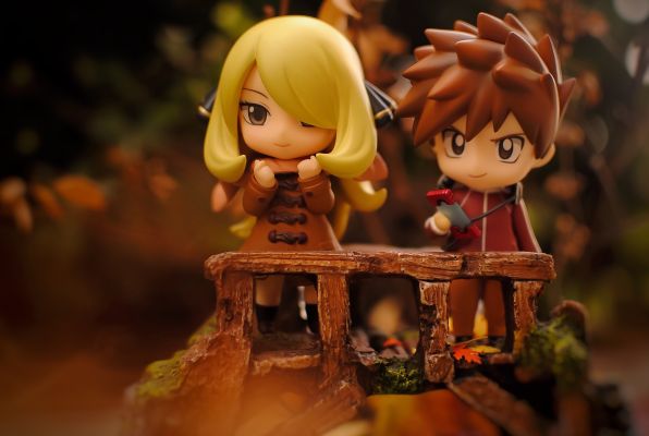 粘土人#507 宝可梦 烈咬陆鲨+竹兰