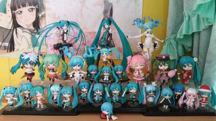 迷你黏土人 VOCALOID 初音未来 Santa ver. Christmas Cake 