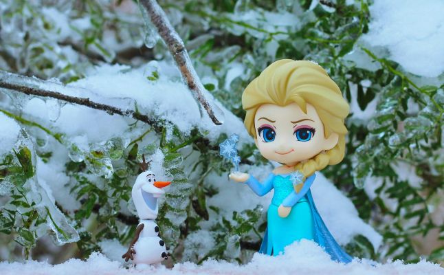 粘土人 #475 冰雪奇缘 艾莎&雪宝