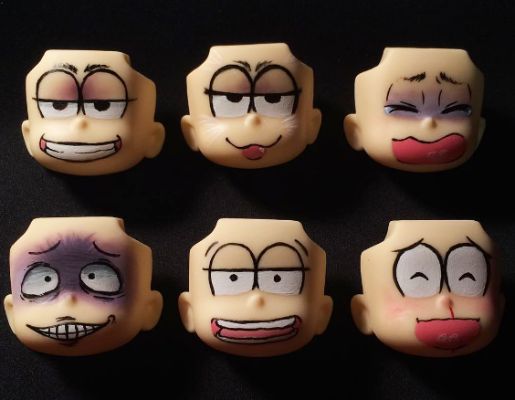 粘土人 #638 阿松 松野 一松&超能力猫