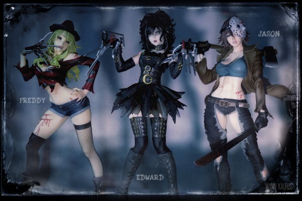 恐怖美少女  弗莱迪大战杰森 女体化  杰森·沃赫斯