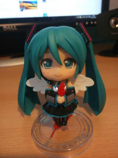 粘土人搭配 VOCALOID 初音未来 红羽毛共同募金运动 创设70年 记念コーデ