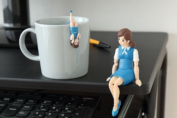 figma #SP-91a 杯子上的缘子小姐 フチ子 