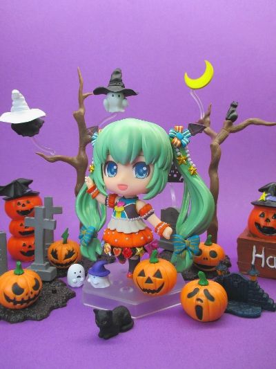 黏土人搭配 Project DIVA Arcade Future Tone 初音未来 南瓜搭配