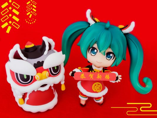 粘土人#654 VOCALOID 初音未来 狮子舞