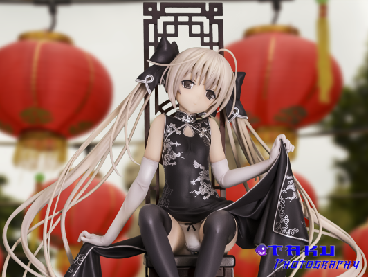 缘之空 春日野穹 黑色旗袍