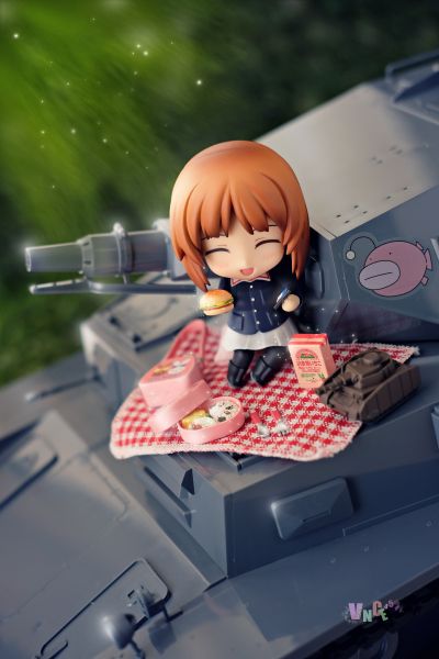 粘土人#434 少女与战车 武部纱织