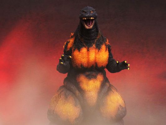 东宝30厘米系列 哥斯拉大战狄斯罗亚 红莲哥斯拉