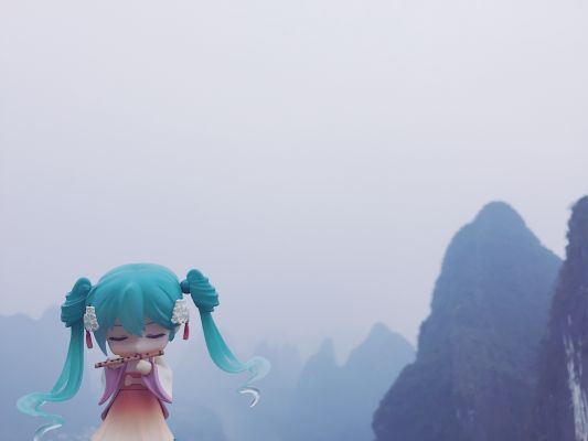 粘土人#539 初音未来 中秋明月
