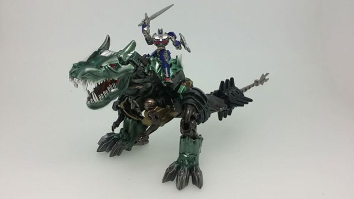 变形金刚 MB-09 ダイノライド グリムロック ＆ オプティマスプライム