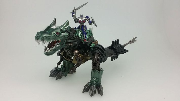 变形金刚 MB-09 ダイノライド グリムロック ＆ オプティマスプライム