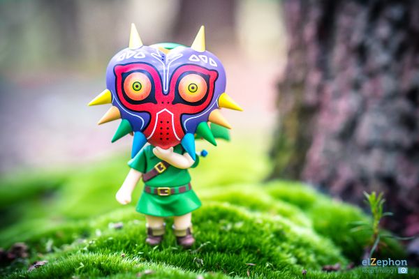 粘土人#553 林克 梅祖拉的假面3D.