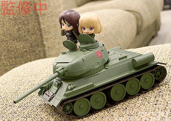 粘土人配件系列 少女与战车 T-34/85