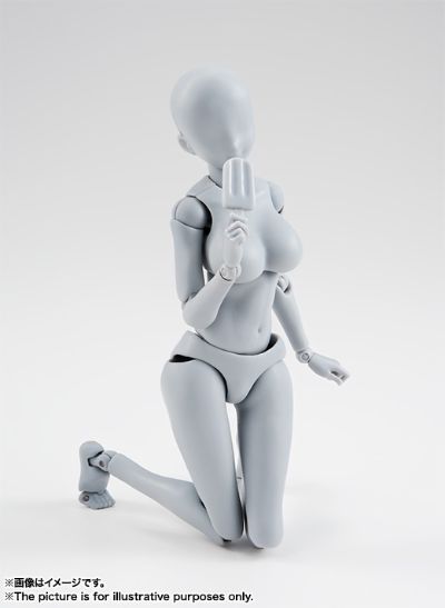 S.H.Figuarts 素体酱（女性素体） 矢吹健太朗联名豪华套装 灰色版