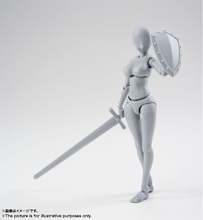 S.H.Figuarts 素体酱（女性素体） 矢吹健太朗联名豪华套装 灰色版