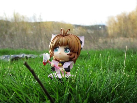 粘土人搭配 魔卡少女樱 木之本樱 黑猫女仆