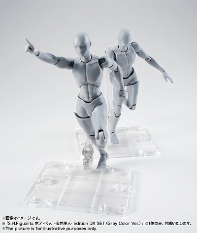 S.H.Figuarts 素体君 （男性素体） 宝井理人联名 豪华套装 灰色版