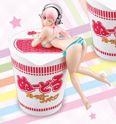 压泡面手办 超级索尼子 眨眼