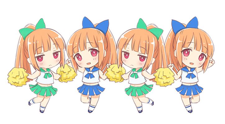 粘土人配件系列 拉拉队服 蓝色