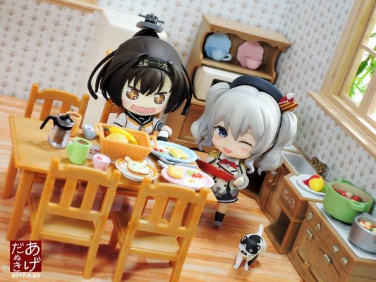 粘土人 #655 舰队Collection -舰娘- 秋月&长10cm砲