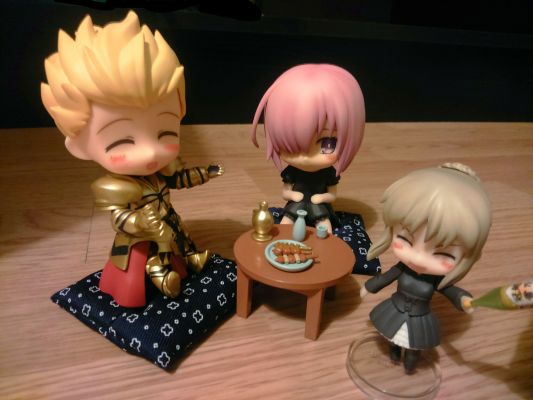 迷你黏土人 フェイト／ホロウアタラクシア Saber 