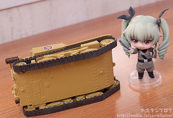 迷你黏土人 少女与战车 アンチョビ 巴哈姆特 