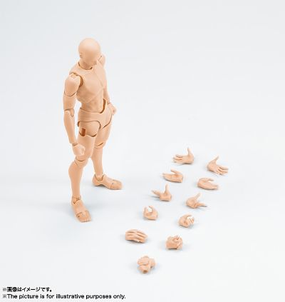 S.H.Figuarts 素体君 （男性素体） 宝井理人联名版 淡橙色版