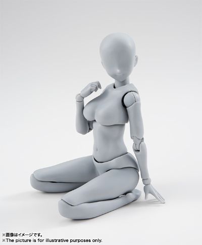 S.H.Figuarts 素体酱（女性素体） 矢吹健太朗联名豪华套装 灰色版