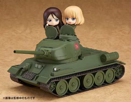 粘土人配件系列 少女与战车 T-34/85