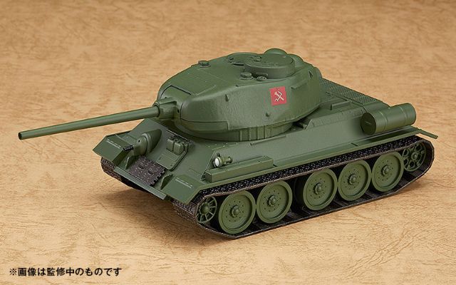 粘土人配件系列 少女与战车 T-34/85