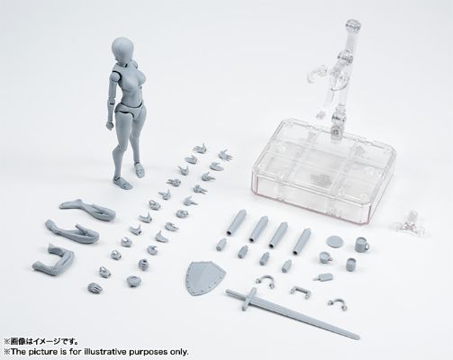 S.H.Figuarts 素体酱（女性素体） 矢吹健太朗联名豪华套装 灰色版